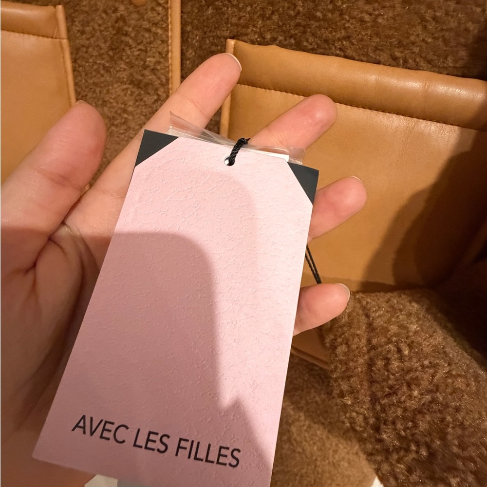 Avec Les Filles Brown and Tan Teddy Coat - Picture 2 of 10